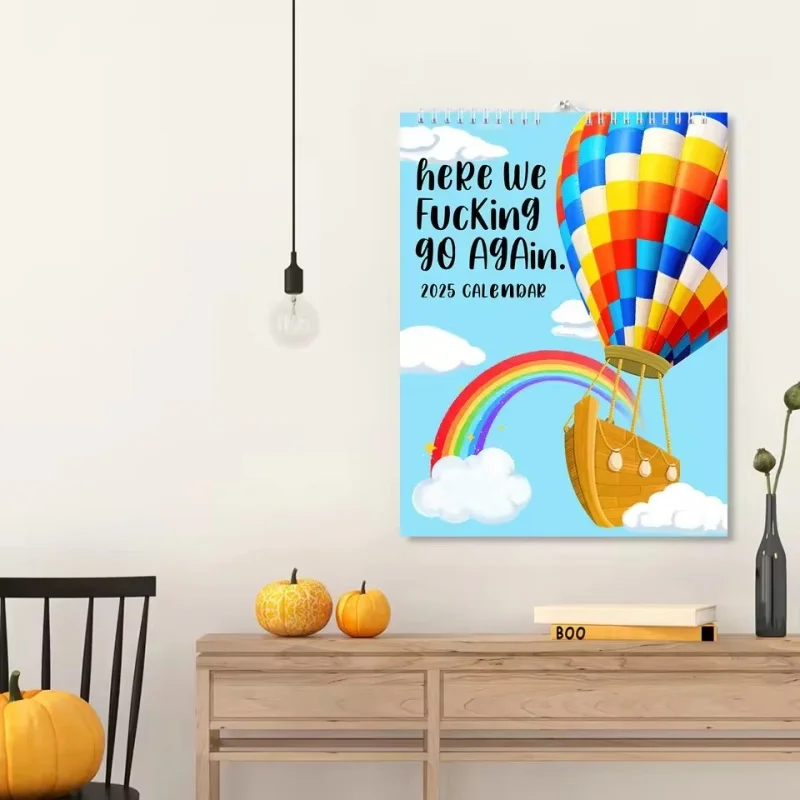 2025 Halloween Desk Wall Calendar Fun Illustrations Monthly Planner with Notes Section for Calenda Home Gift Festival Decoration
2025 Halloween Desk Wall Calendar Fun Illustrations Monthly Planner with Notes Section for Calenda Home Gift Festival Decoration