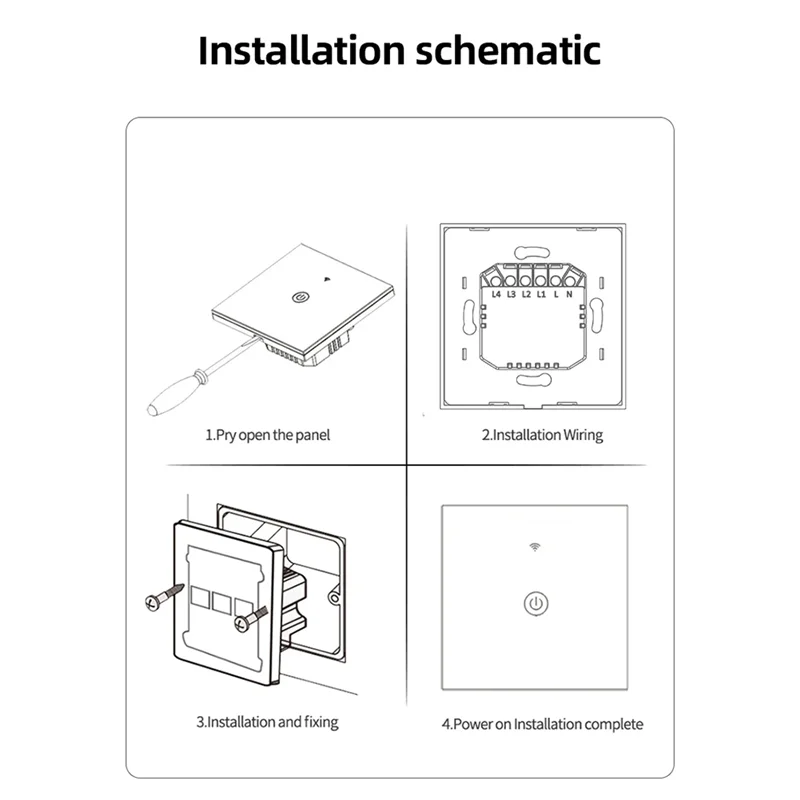 Vlag Cerhot Homekit Wifi Smart Switch Touch Key Siri Control 1/2/3/4 Gang No Neutral And Neutral Needed Dual Mode EU Plug
Vlag Cerhot Homekit Wifi Smart Switch Touch Key Siri Control 1/2/3/4 Gang No Neutral And Neutral Needed Dual Mode EU Plug