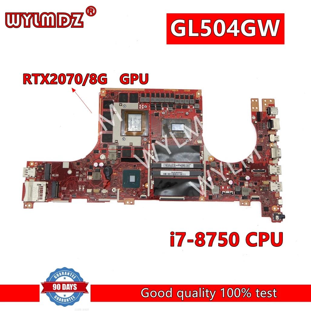 Материнская плата для ноутбука GL504GW RTX2070/8G i7-8750 CPU материнская плата Asus ROG GL504 GL504GW GL504GV GL504GM GL504GS GL504G
Материнская плата для ноутбука GL504GW RTX2070/8G i7-8750 CPU материнская плата Asus ROG GL504 GL504GW GL504GV GL504GM GL504GS GL504G