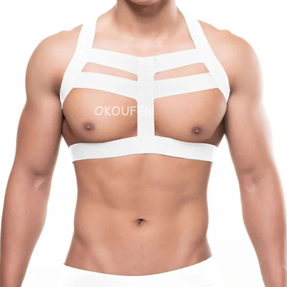 Men's Elastic Bandage Short Top Sexy Open-Chest Nightclub Stage Bar Performance Accessory
Men's Elastic Bandage Short Top Sexy Open-Chest Nightclub Stage Bar Performance Accessory