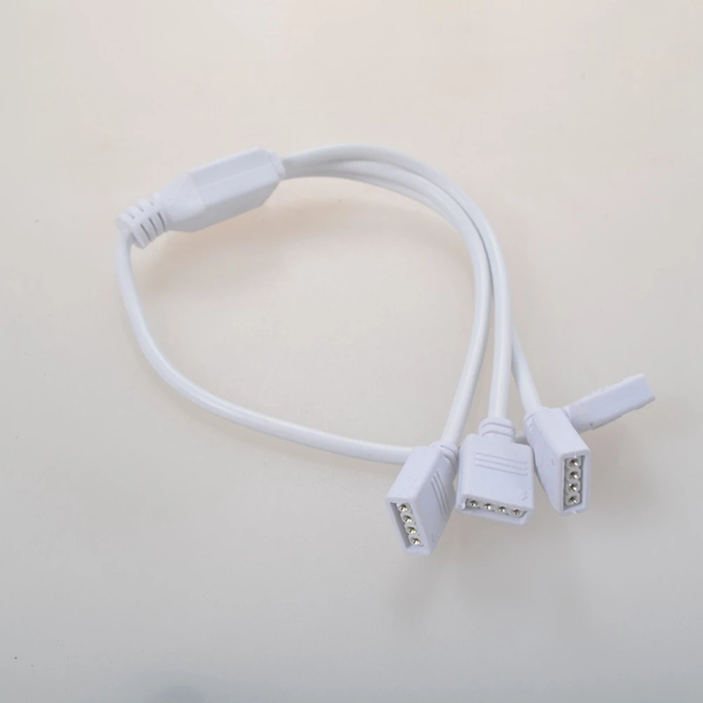 2 Pcs 4 Pin LED Strip Splitter Connectors Splitter Cables with 8 Pack Male 4 Pin Plugs for One to Three 5050 3528 RGB LED
2 Pcs 4 Pin LED Strip Splitter Connectors Splitter Cables with 8 Pack Male 4 Pin Plugs for One to Three 5050 3528 RGB LED