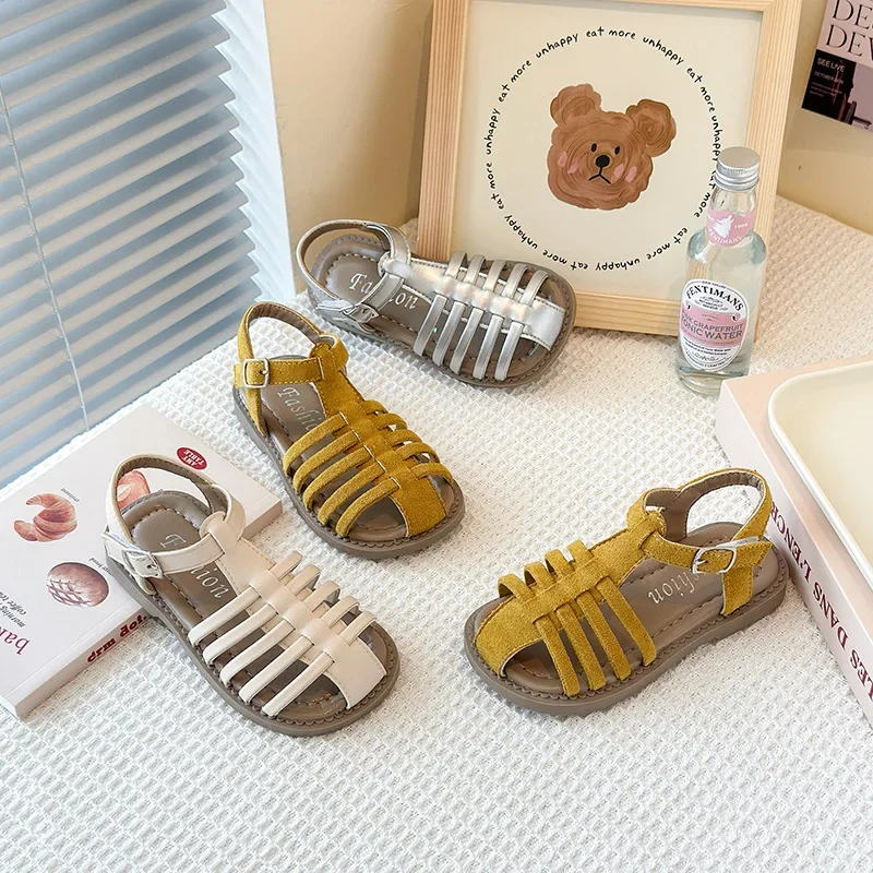Children Roman Sandals for Girls 2025 Summer New Fashion Korean Style Soft Sole Anti-slippery Versatile Chic Cut-outs Beach Shoe
Children Roman Sandals for Girls 2025 Summer New Fashion Korean Style Soft Sole Anti-slippery Versatile Chic Cut-outs Beach Shoe