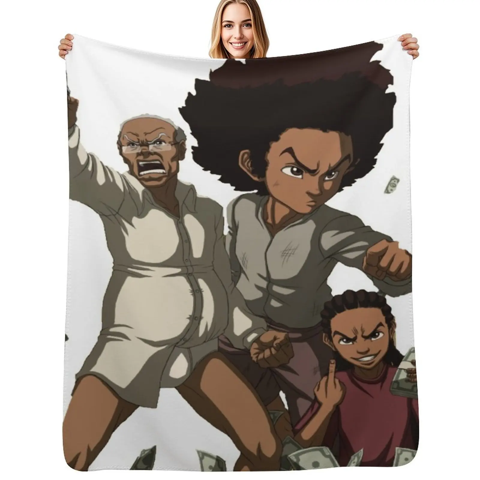 The Boondocks Huey Throw Blanket Foldable Soft Warm Blanket for Outdoor Use
The Boondocks Huey Throw Blanket Foldable Soft Warm Blanket for Outdoor Use