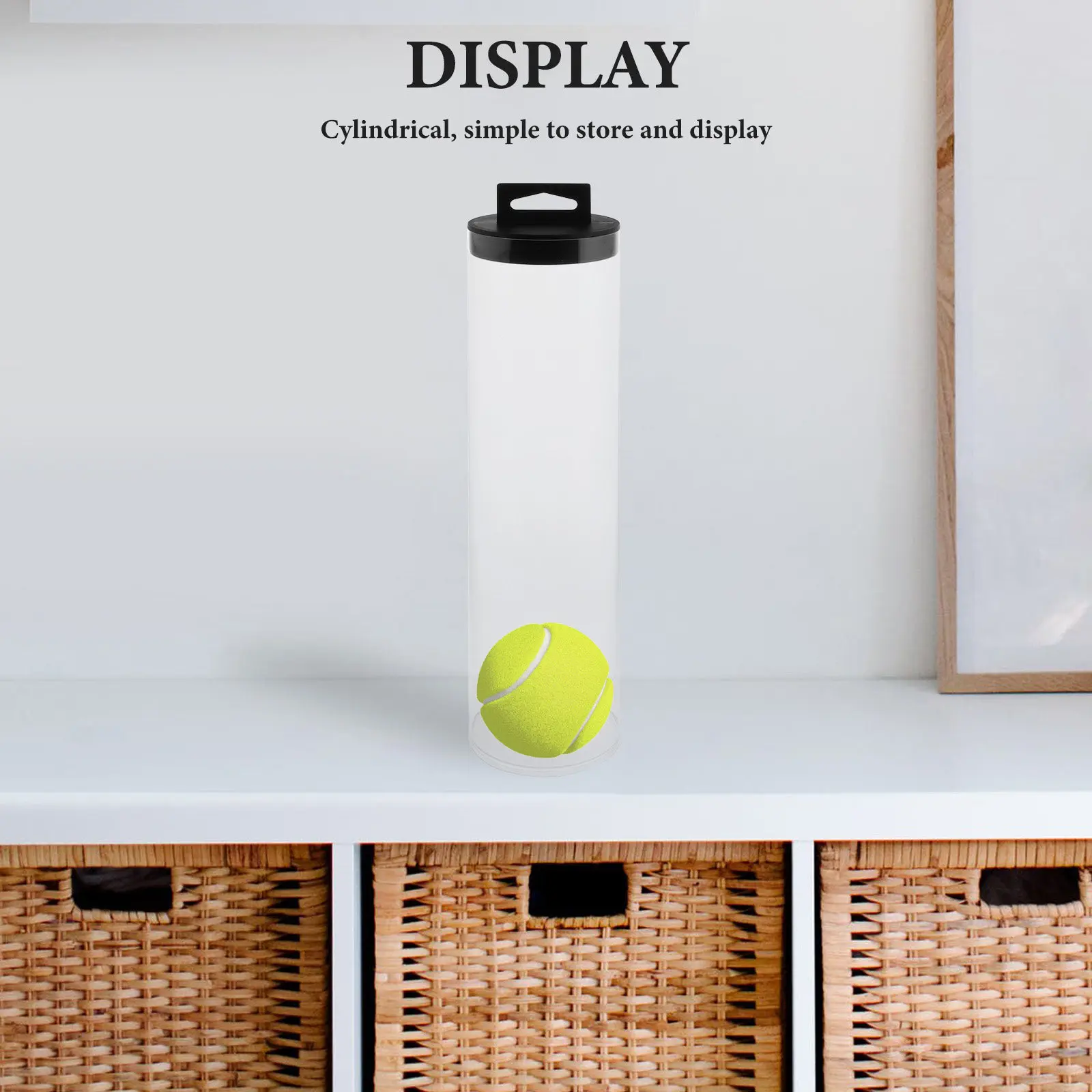 2Pcs Cylindrical Transparent Ball Storage Tube Pickleball Tennis Ball Organizer Clear Plastic Sports Container Portable Display
2Pcs Cylindrical Transparent Ball Storage Tube Pickleball Tennis Ball Organizer Clear Plastic Sports Container Portable Display