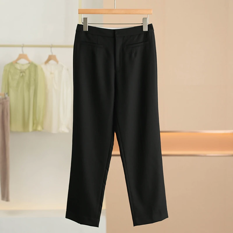 Comfortable Wool Blend Commuter Style West Pants Simple Design Spring 2026 New Women's Casual Trousers by XKING/Aixken
Comfortable Wool Blend Commuter Style West Pants Simple Design Spring 2026 New Women's Casual Trousers by XKING/Aixken