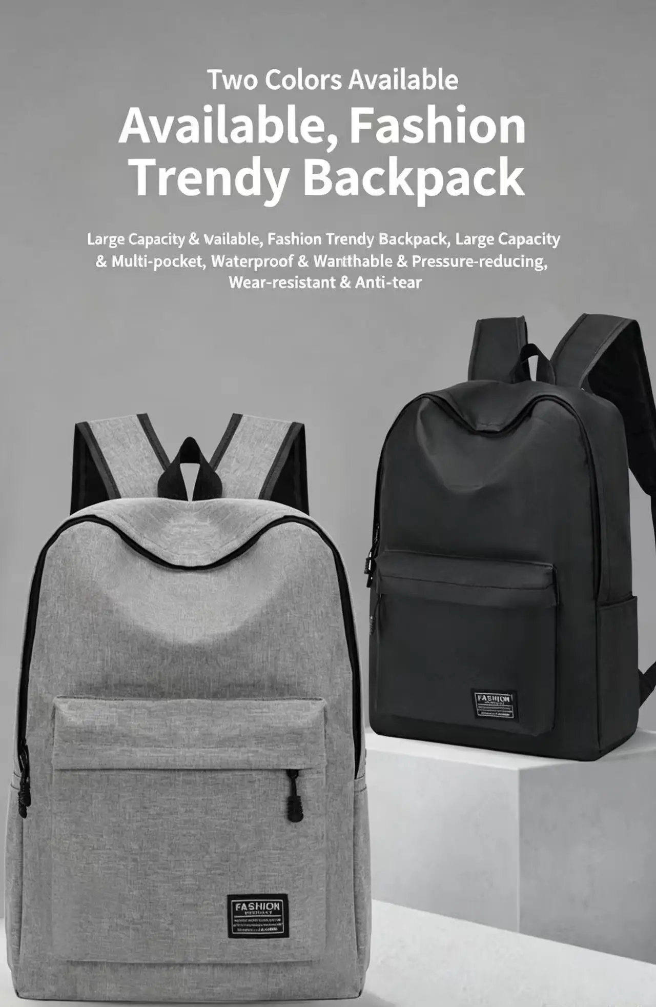 Business backpack, stylish and casual, large-capacity travel backpack, laptop bag, versatile and lightweight school bag
Business backpack, stylish and casual, large-capacity travel backpack, laptop bag, versatile and lightweight school bag
