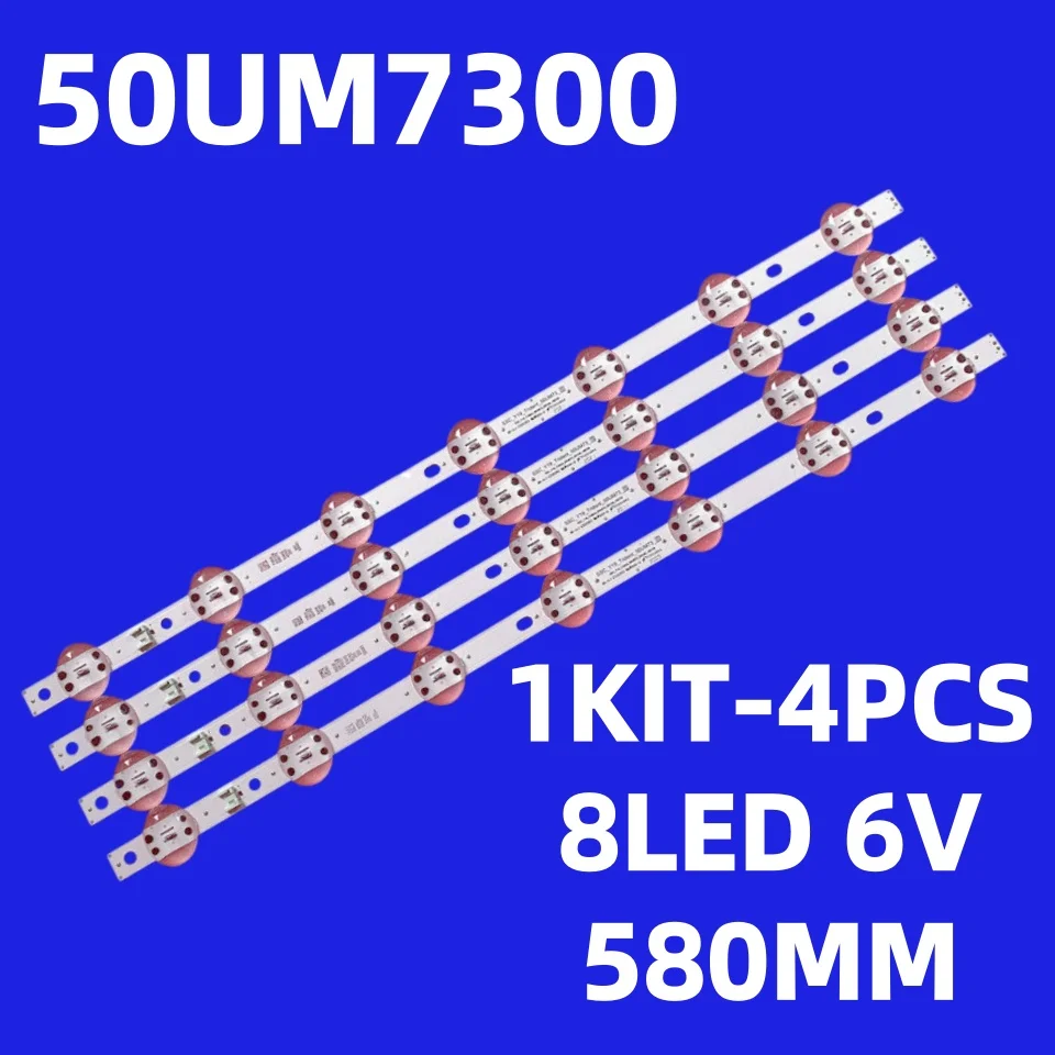LED Backlight Strip For 50un7300 50un7000 50un7300puc 50un6955 50UM73 50UM7300PSA 50UM7310pua 50UM7400PUA 50UM7400 50UM7600PLB
LED Backlight Strip For 50un7300 50un7000 50un7300puc 50un6955 50UM73 50UM7300PSA 50UM7310pua 50UM7400PUA 50UM7400 50UM7600PLB
