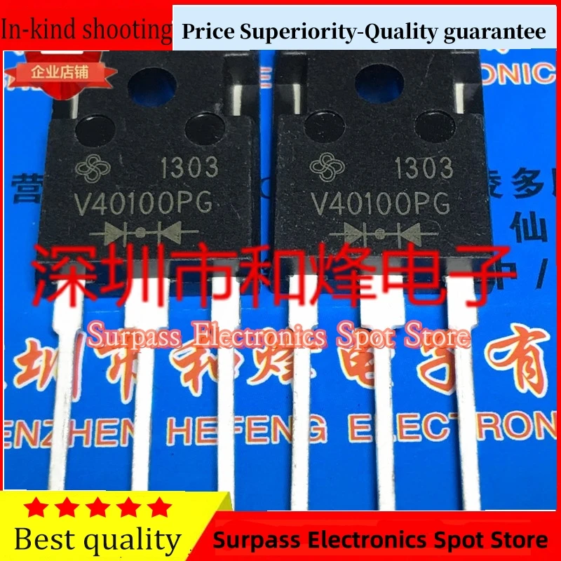 5PCS-10PCS V40100PG TO-247 40A 100V Best Quality Guarantee Quick Delivery Fast Shipping 
5PCS-10PCS V40100PG TO-247 40A 100V Best Quality Guarantee Quick Delivery Fast Shipping