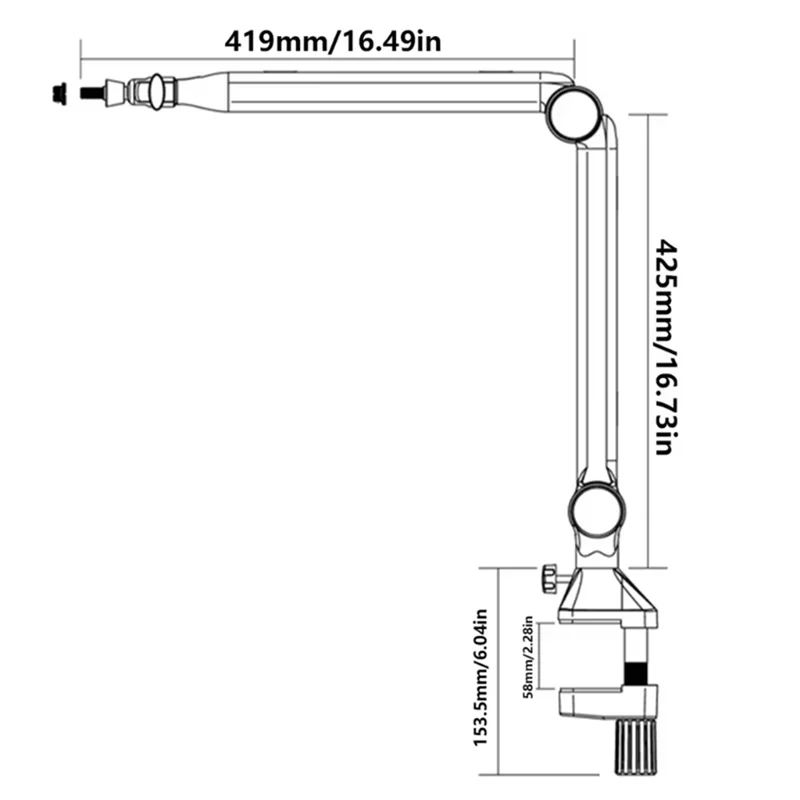 【Flash Sale】New Desktop Microphone Holder Press Adjustable Mic Cantilever Stand Suspension Boom Scissor Arm For Live Streaming
【Flash Sale】New Desktop Microphone Holder Press Adjustable Mic Cantilever Stand Suspension Boom Scissor Arm For Live Streaming