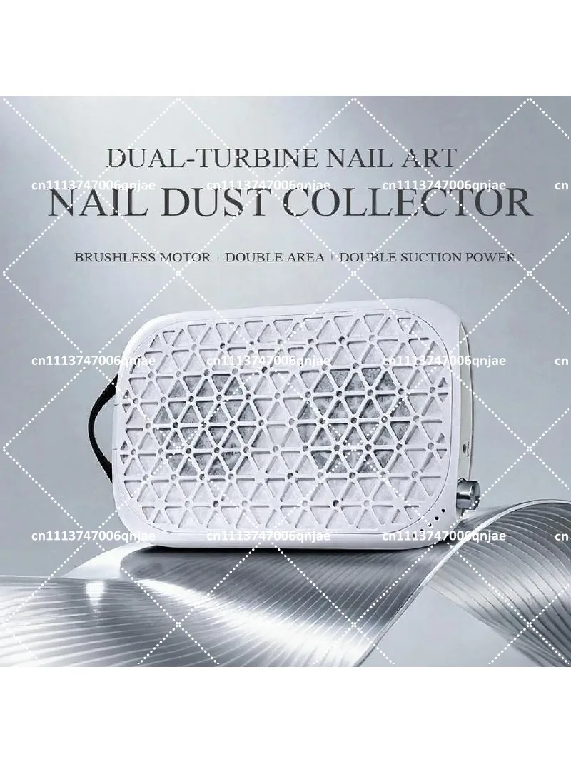 High Power Nail Dust Collector, Silent System for Professional Salon and Home Nail Stations
High Power Nail Dust Collector, Silent System for Professional Salon and Home Nail Stations