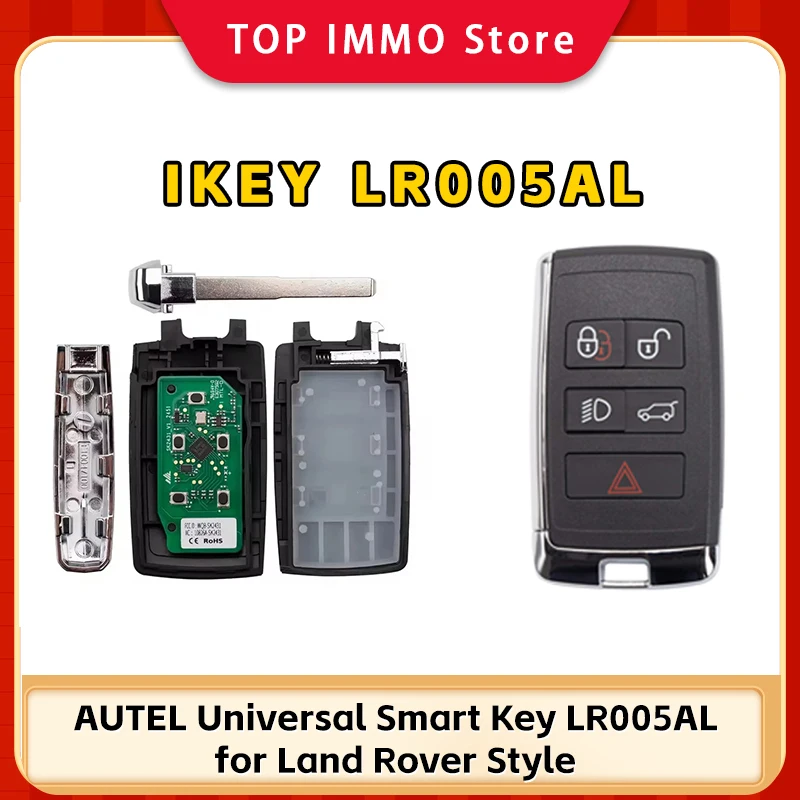 Autel Ikey IKEY LR005AL Smart Key 315/433 MHz Universal Remote Key Used For IM508 IM608 KM100 XP400PRO
Autel Ikey IKEY LR005AL Smart Key 315/433 MHz Universal Remote Key Used For IM508 IM608 KM100 XP400PRO