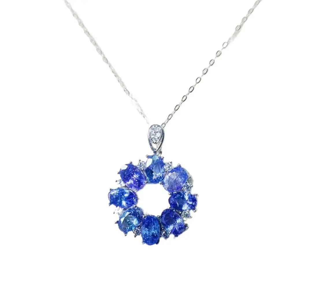 ZECAA Tanzanite 925 Jewelry Woman Tanzanite Pendant With Natural Tanzanite Gemstone 4*6mm S925 Silver Tanzanite Pendant Jewelry
ZECAA Tanzanite 925 Jewelry Woman Tanzanite Pendant With Natural Tanzanite Gemstone 4*6mm S925 Silver Tanzanite Pendant Jewelry