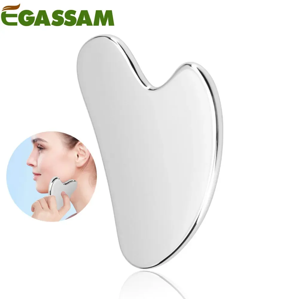 1Pcs Gua Sha Facial Tools, Stainless Steel Gua Sha Tool for Face, Metal Guasha Scraping Massage Tools for SPA Acupuncture
1Pcs Gua Sha Facial Tools, Stainless Steel Gua Sha Tool for Face, Metal Guasha Scraping Massage Tools for SPA Acupuncture
