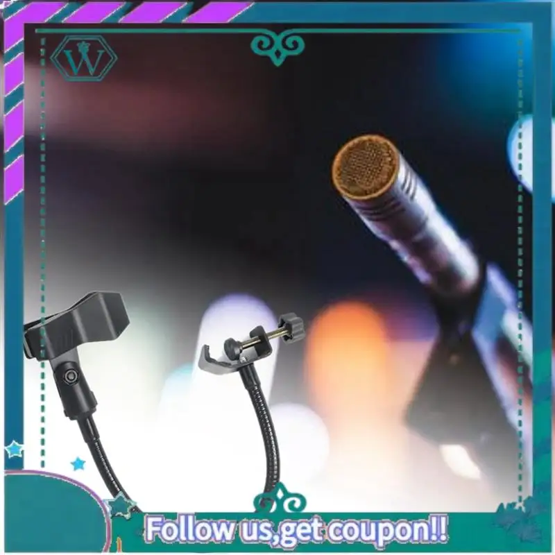 Upgraded 3X Flexible Gooseneck Microphone Stand With Desk Clamp For Radio Broadcasting Studio, Live Broadcast Equipment
Upgraded 3X Flexible Gooseneck Microphone Stand With Desk Clamp For Radio Broadcasting Studio, Live Broadcast Equipment