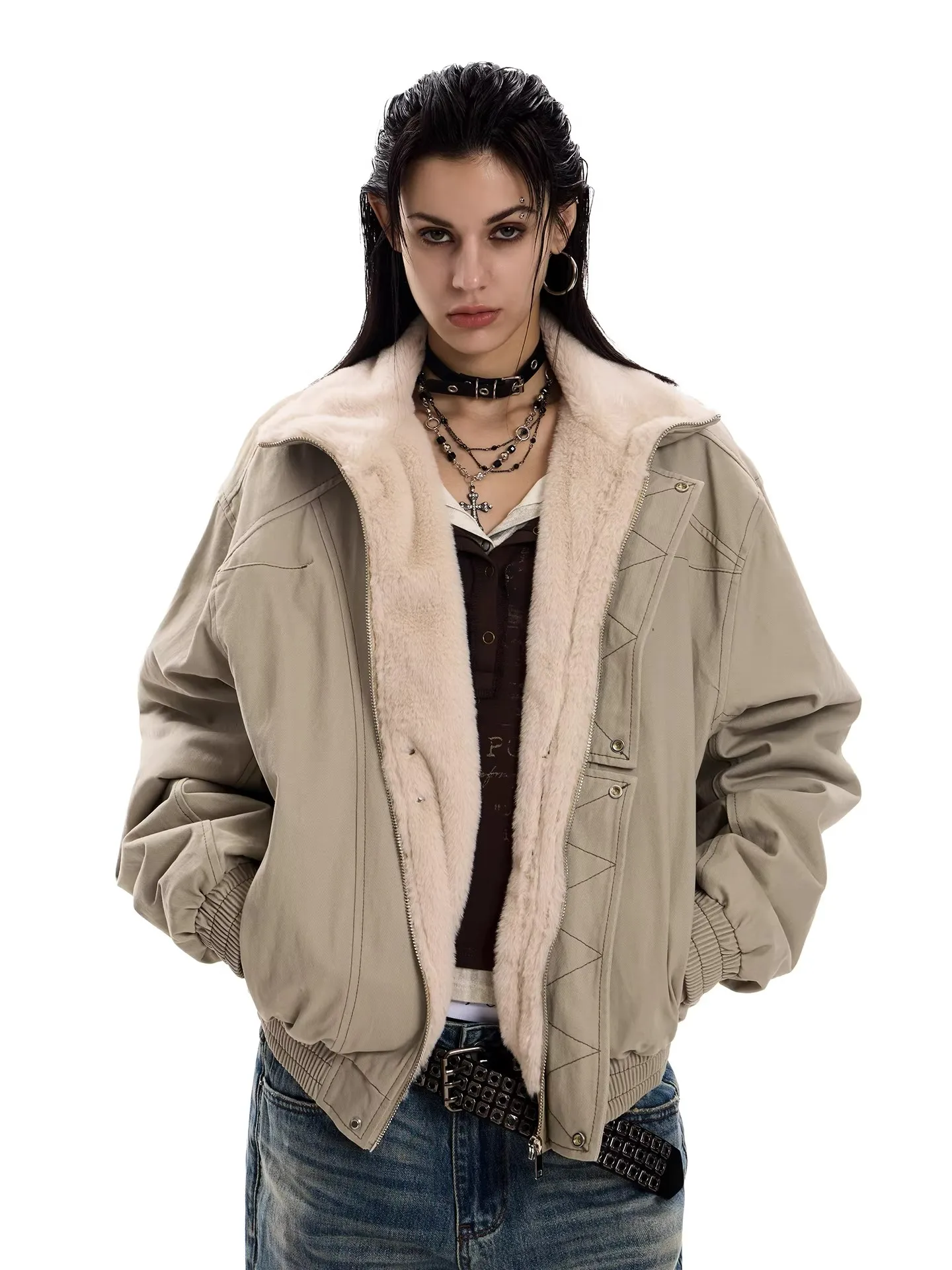 Утепленная рабочая куртка из хлопка, винтажная, свободного кроя, в стиле де-конструкт, модная зимняя модель
Утепленная рабочая куртка из хлопка, винтажная, свободного кроя, в стиле де-конструкт, модная зимняя модель