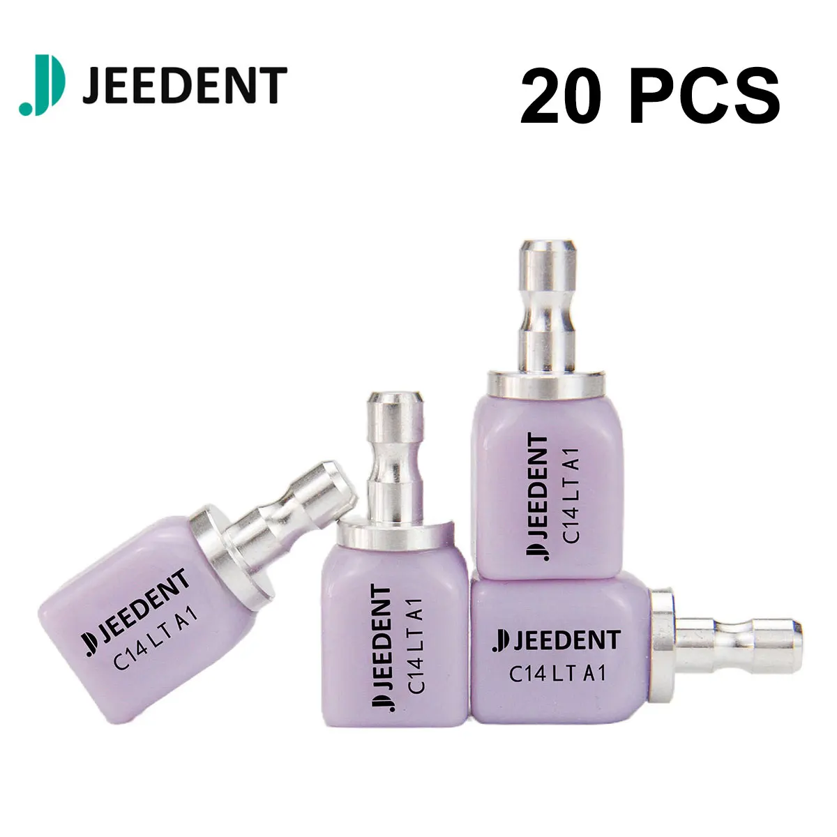 JEEDENT 20PCS Dental C14 Sirona Lithium Disilicate Ceramic HT/LT - for Crown Veneer & Dental Lab Restorative Material
JEEDENT 20PCS Dental C14 Sirona Lithium Disilicate Ceramic HT/LT - for Crown Veneer & Dental Lab Restorative Material