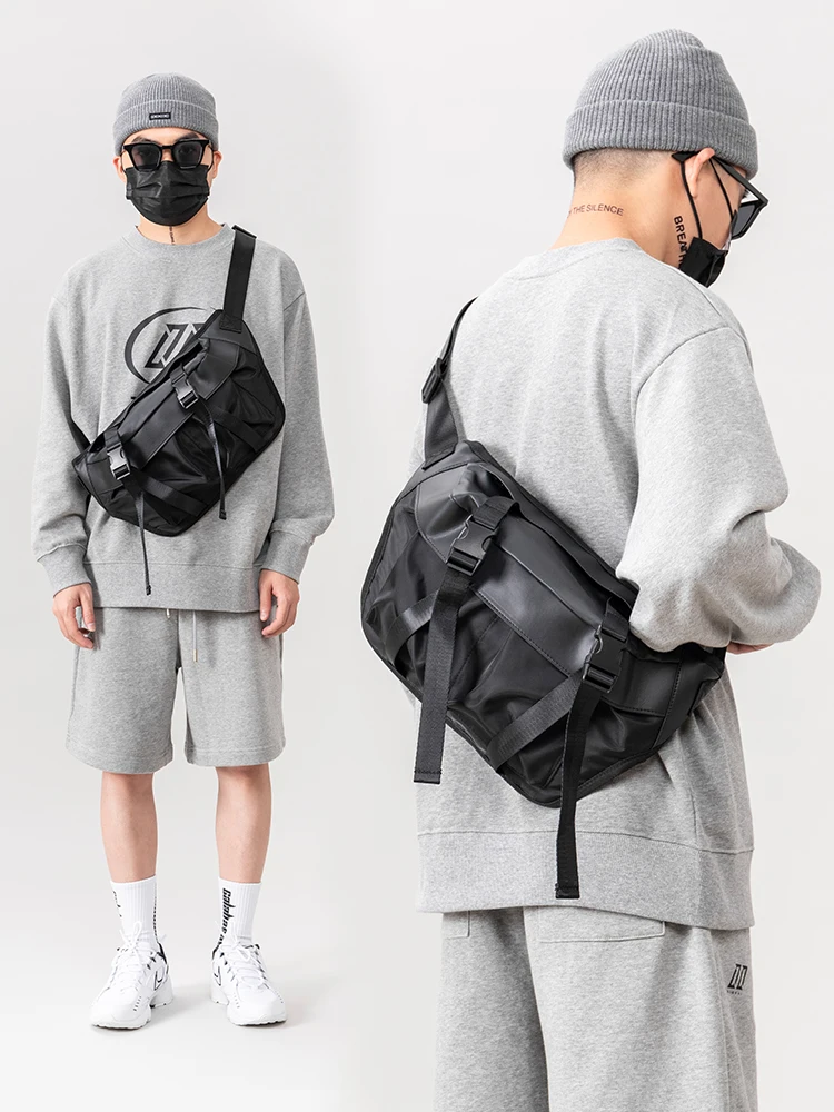 ABOYS Men's Casual Crossbody Bag Large Capacity Single Shoulder Trendy Street Style Backpack Oxford Cloth Soft Handle Zipper ...
ABOYS Men's Casual Crossbody Bag Large Capacity Single Shoulder Trendy Street Style Backpack Oxford Cloth Soft Handle Zipper ...