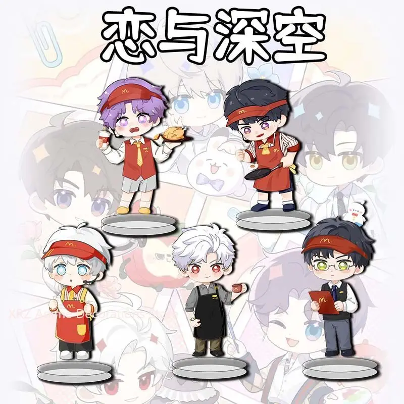 Q версия аниме фигурка Love and Deepspace Rafayel акриловая подставка модель настольный декор коллекция фанатов реквизит «сделай сам» Рождественский подарок
Q версия аниме фигурка Love and Deepspace Rafayel акриловая подставка модель настольный декор коллекция фанатов реквизит «сделай сам» Рождественский подарок