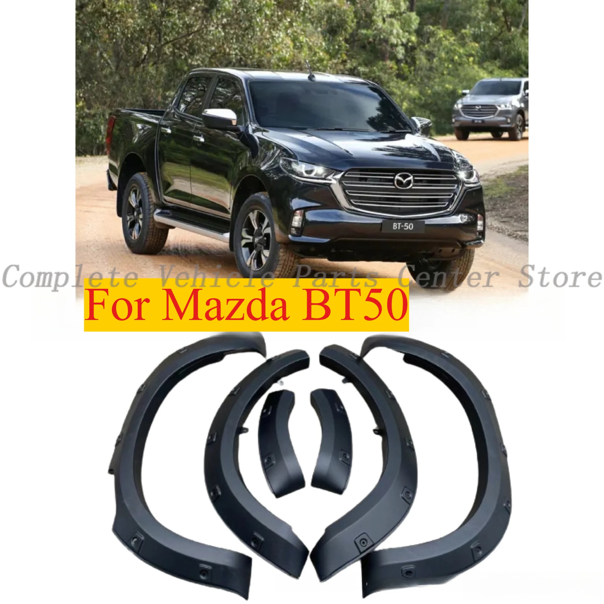 High Quality Fender Flares For Mazda BT50 Wide Thickened With Studs Off Road Truck Wheel Arch Trim
High Quality Fender Flares For Mazda BT50 Wide Thickened With Studs Off Road Truck Wheel Arch Trim