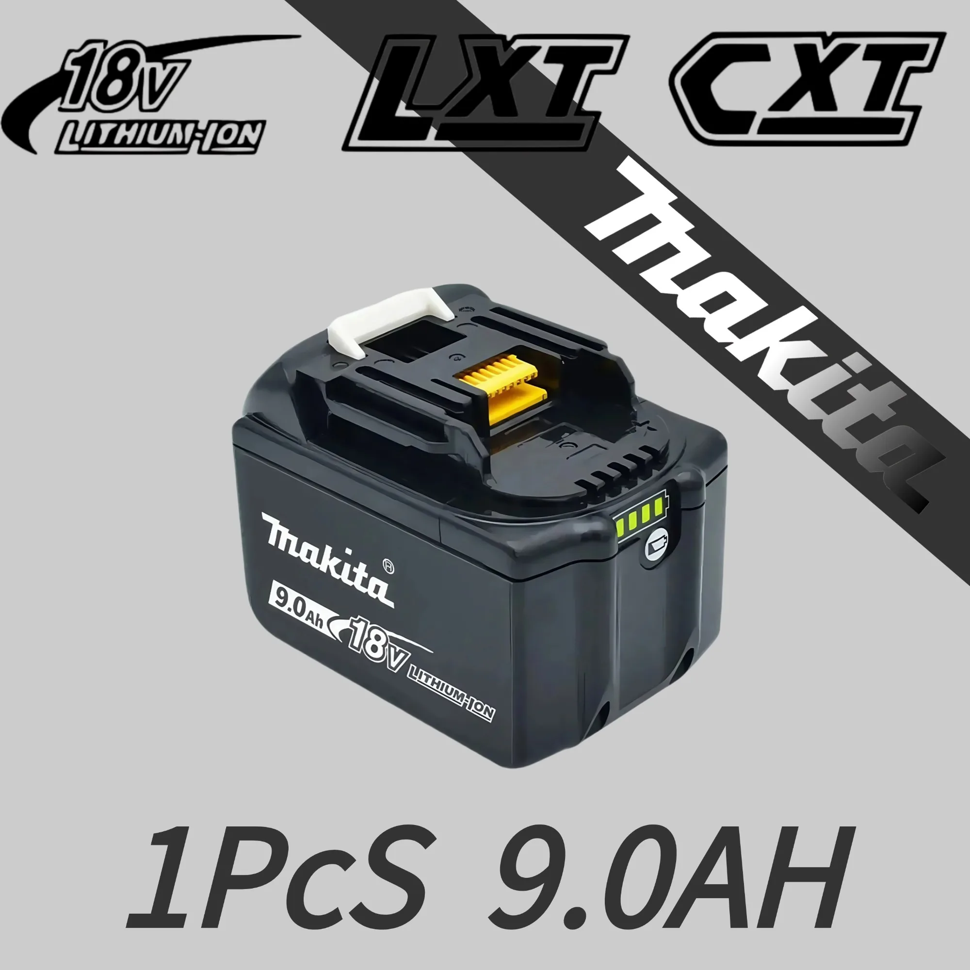 18650 аккумуляторов для аккумуляторной шайбы Makita DTD173, DGA404, DHW180, DHR242, ударной шуруповертовой дрели, электроинструментов-Makita 18 В 9 Ач
18650 аккумуляторов для аккумуляторной шайбы Makita DTD173, DGA404, DHW180, DHR242, ударной шуруповертовой дрели, электроинструментов-Makita 18 В 9 Ач