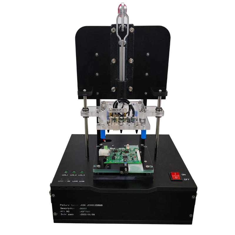 Manual test Fixture Pcb test Fixture Functional Pcb test Machine Pcb Tester Fixture
Manual test Fixture Pcb test Fixture Functional Pcb test Machine Pcb Tester Fixture