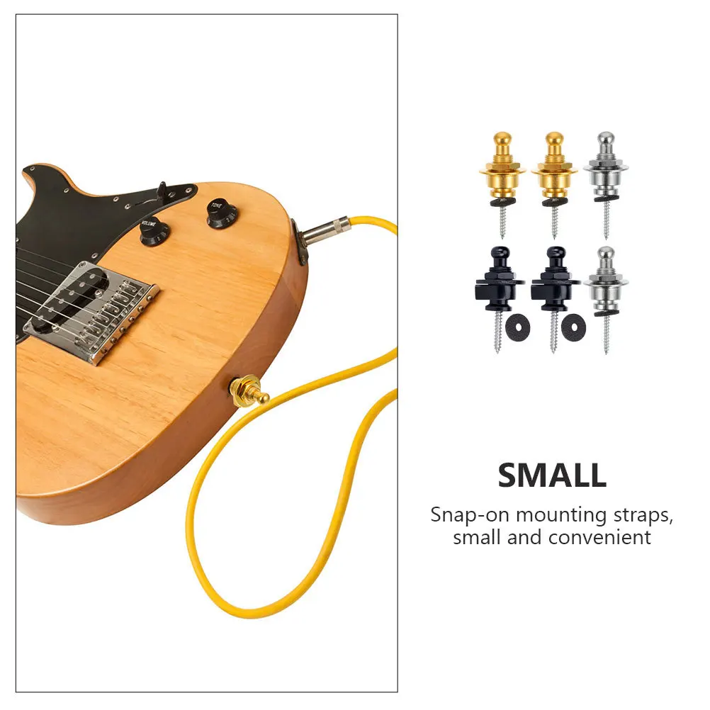 6Pcs Guitar Tail Pin Strap Locks Heavy Duty Metal Alloy Durable Safe for Electric Guitar Bass Instrument Instrument Safe Lock
6Pcs Guitar Tail Pin Strap Locks Heavy Duty Metal Alloy Durable Safe for Electric Guitar Bass Instrument Instrument Safe Lock