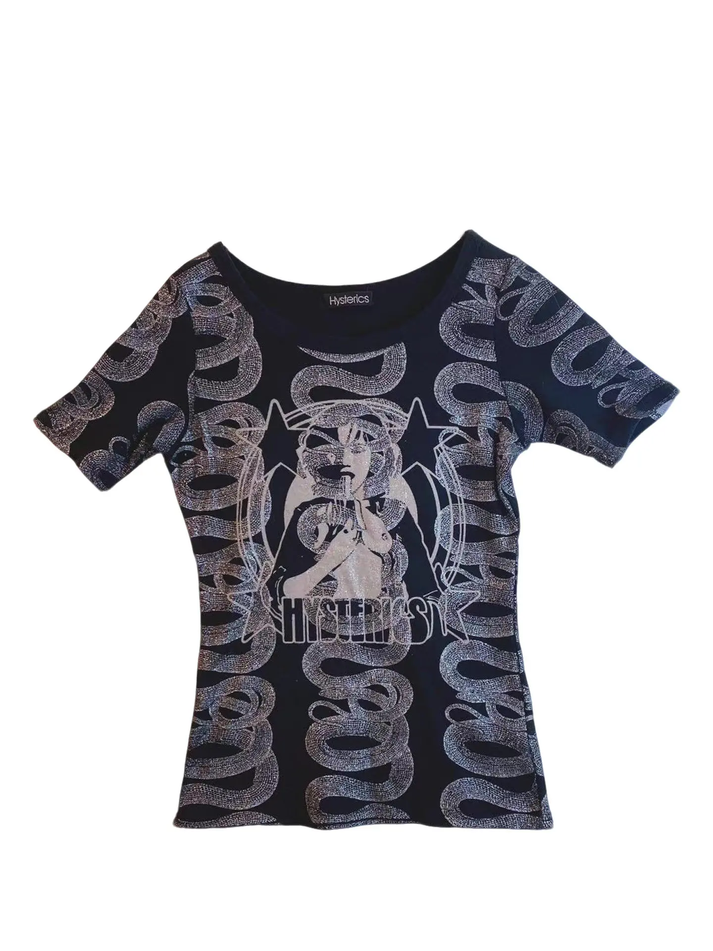Hysteric glamour rare snake portrait casual top short sleeve t-shirt
Hysteric glamour rare snake portrait casual top short sleeve t-shirt
