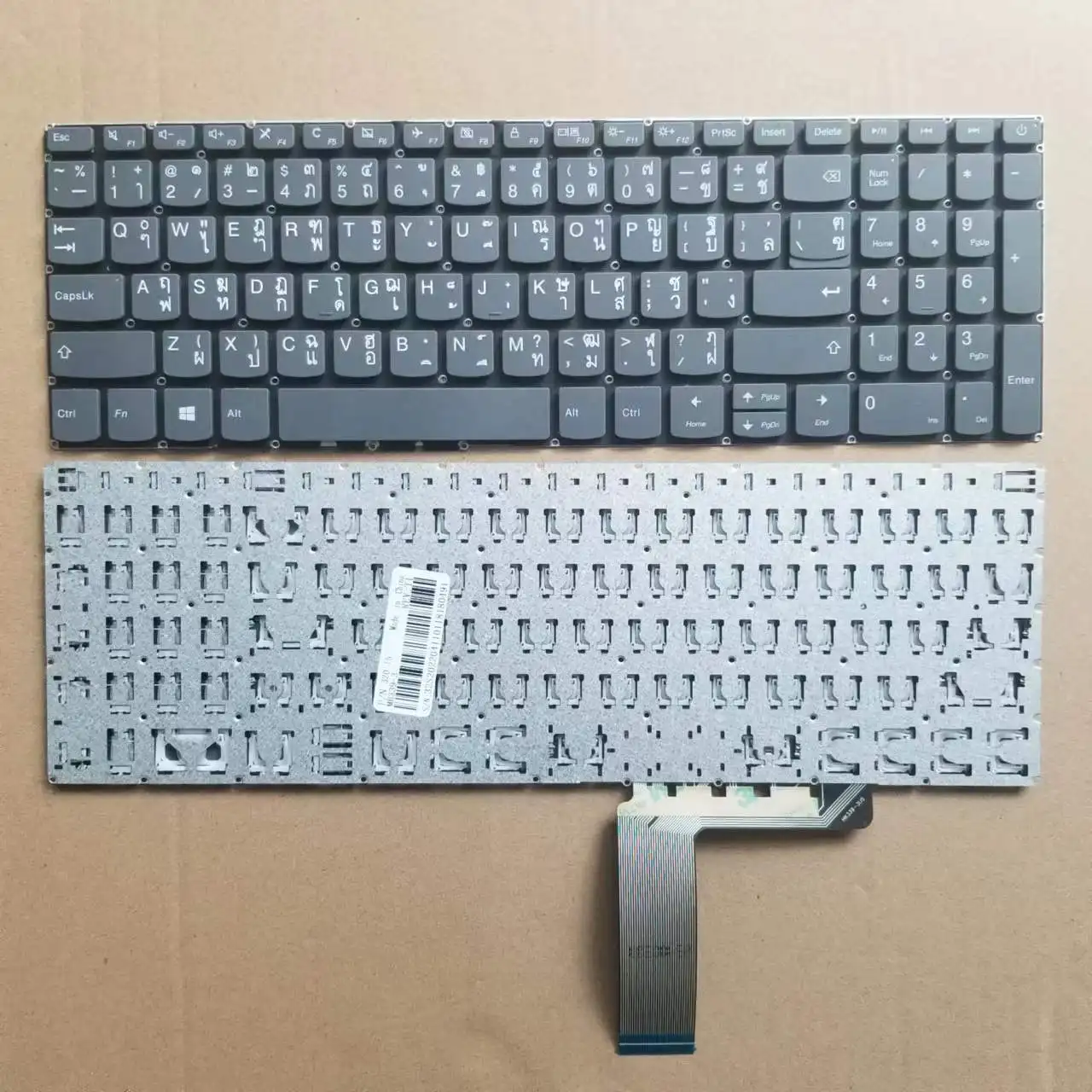 New TI Thai Keyboard For Lenovo Ideapad 320-15 320-15abr 320-15iap 320-15ast 320-15ikb 320-15isk Without Frame Grey
New TI Thai Keyboard For Lenovo Ideapad 320-15 320-15abr 320-15iap 320-15ast 320-15ikb 320-15isk Without Frame Grey