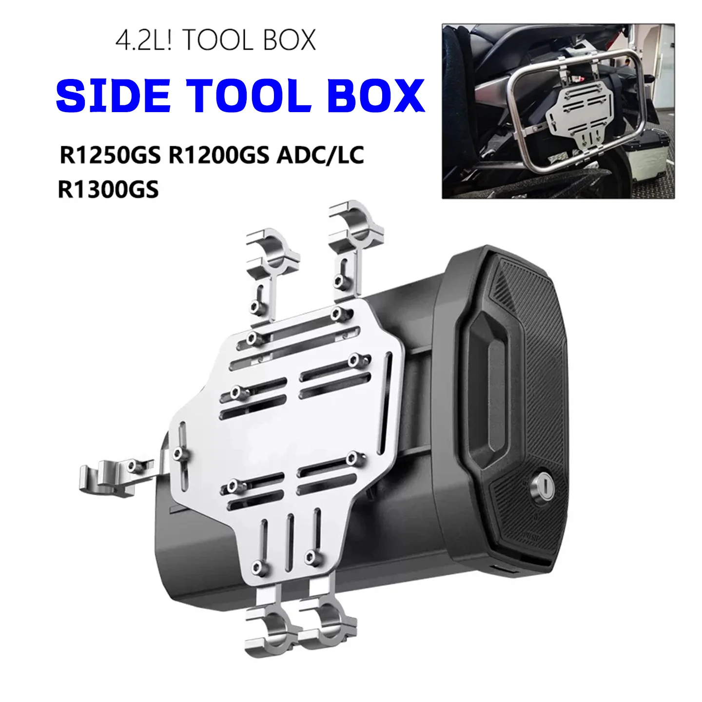 For BMW R1300GS R1250GS R1200GS LC & ADV Adventure NEW Side Tool Box R 1300GS R1200 GS R1250 GS First-aid/ Breakdown kit Toolbox
For BMW R1300GS R1250GS R1200GS LC & ADV Adventure NEW Side Tool Box R 1300GS R1200 GS R1250 GS First-aid/ Breakdown kit Toolbox
