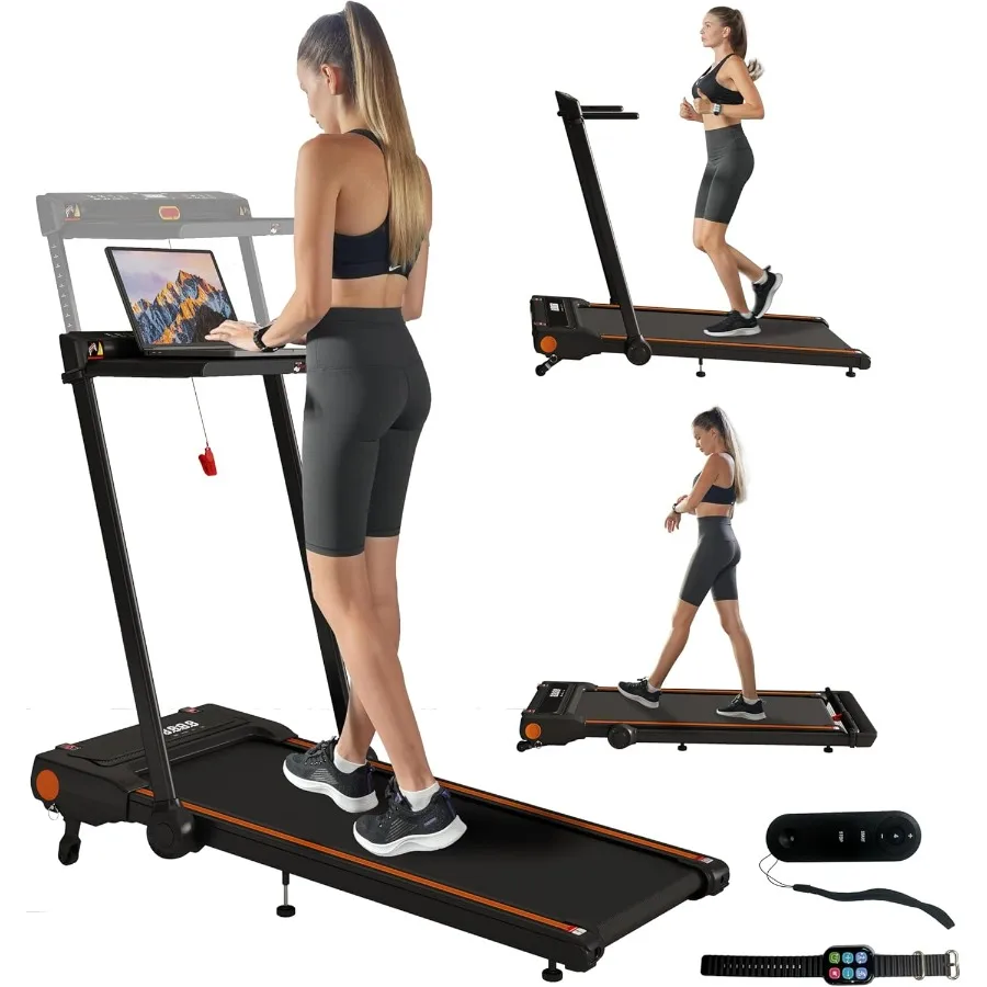 Foldable Treadmill with Incline Functionality and Removable Desk Workstation for Home Office Use Compact 3.0 HP 3in1 Design Sup
Foldable Treadmill with Incline Functionality and Removable Desk Workstation for Home Office Use Compact 3.0 HP 3in1 Design Sup