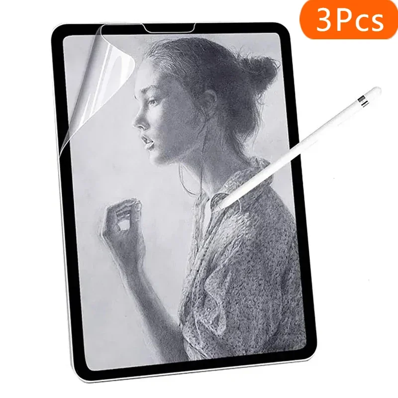 3Pcs Matte PET Like Paper Protective Film For iPad Pro 12.9 6th gen 2022 Screen Protector for Ipad Pro 12.9 2021 2020 2018 2017
3Pcs Matte PET Like Paper Protective Film For iPad Pro 12.9 6th gen 2022 Screen Protector for Ipad Pro 12.9 2021 2020 2018 2017