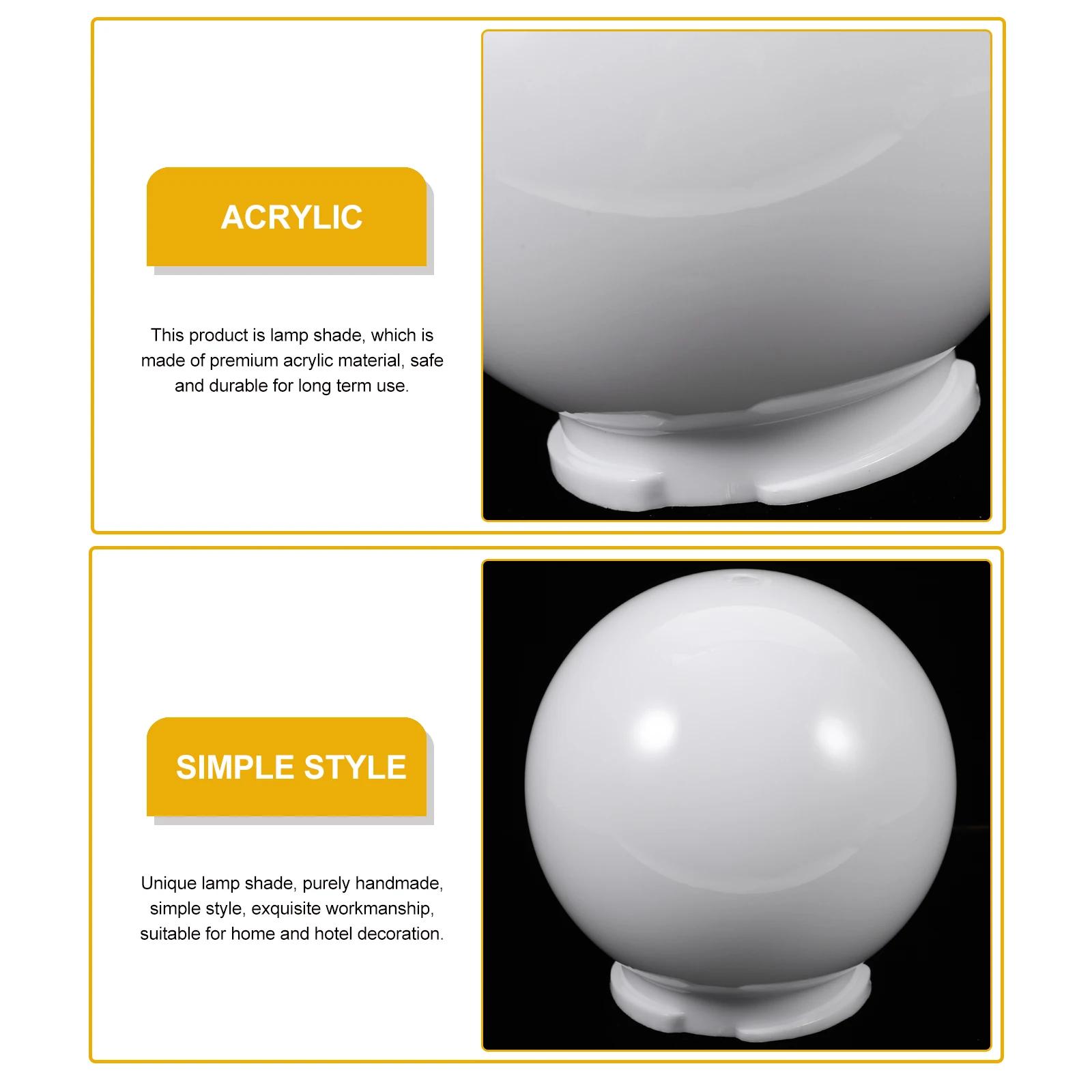 Acrylic Lampshades Ball Shaped Lamp Covers Outdoor Lampshade Chandelier Cover Ceiling Lamp Decor Home Hotel
Acrylic Lampshades Ball Shaped Lamp Covers Outdoor Lampshade Chandelier Cover Ceiling Lamp Decor Home Hotel