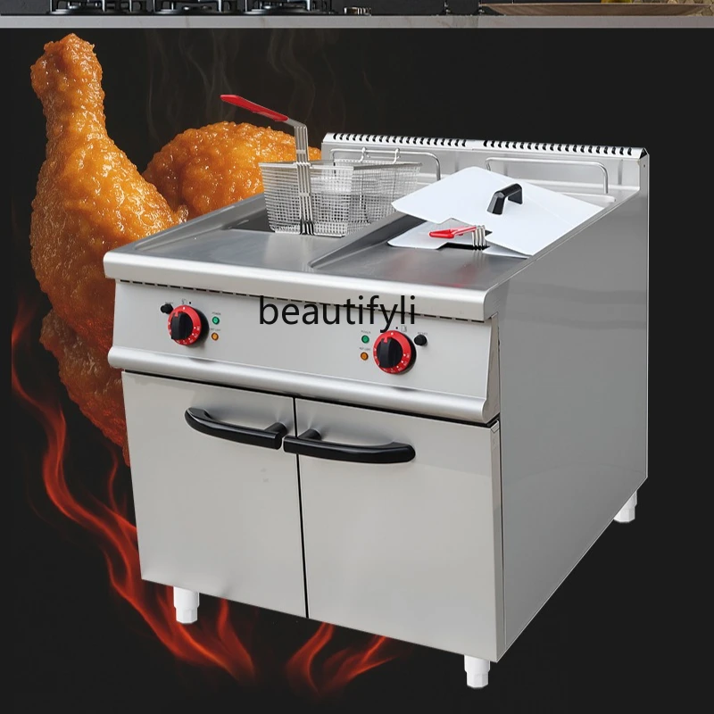 Large Capacity 20L Vertical Electric and Gas Deep Fryer with Cabinet Stainless Steel Large Oil Fryer
Large Capacity 20L Vertical Electric and Gas Deep Fryer with Cabinet Stainless Steel Large Oil Fryer