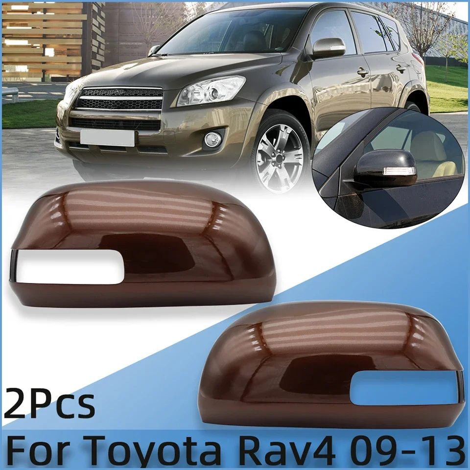 2Pcs Wing Side Mirror Rearview Mirror Cap Housing Cover Shell Lid Brown White Silver Black For Toyota Rav4 2009 2010 2012 2013
2Pcs Wing Side Mirror Rearview Mirror Cap Housing Cover Shell Lid Brown White Silver Black For Toyota Rav4 2009 2010 2012 2013