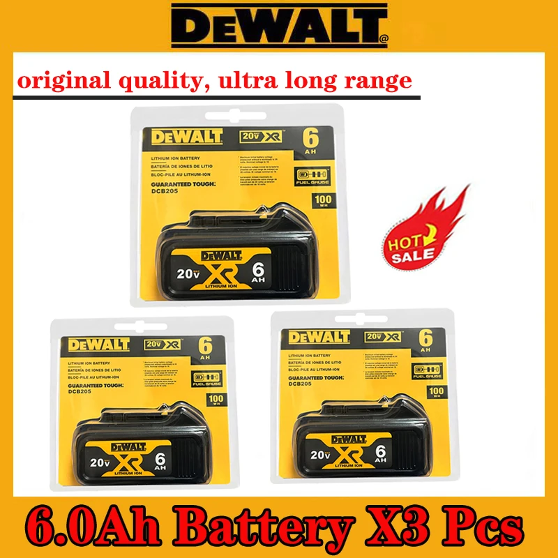 Original DEWALT battery 20V 6AH rechargeable lithium-ion battery DCB115 DCB118 Dewalt tool battery, dewalt ,DCB112 charger
Original DEWALT battery 20V 6AH rechargeable lithium-ion battery DCB115 DCB118 Dewalt tool battery, dewalt ,DCB112 charger