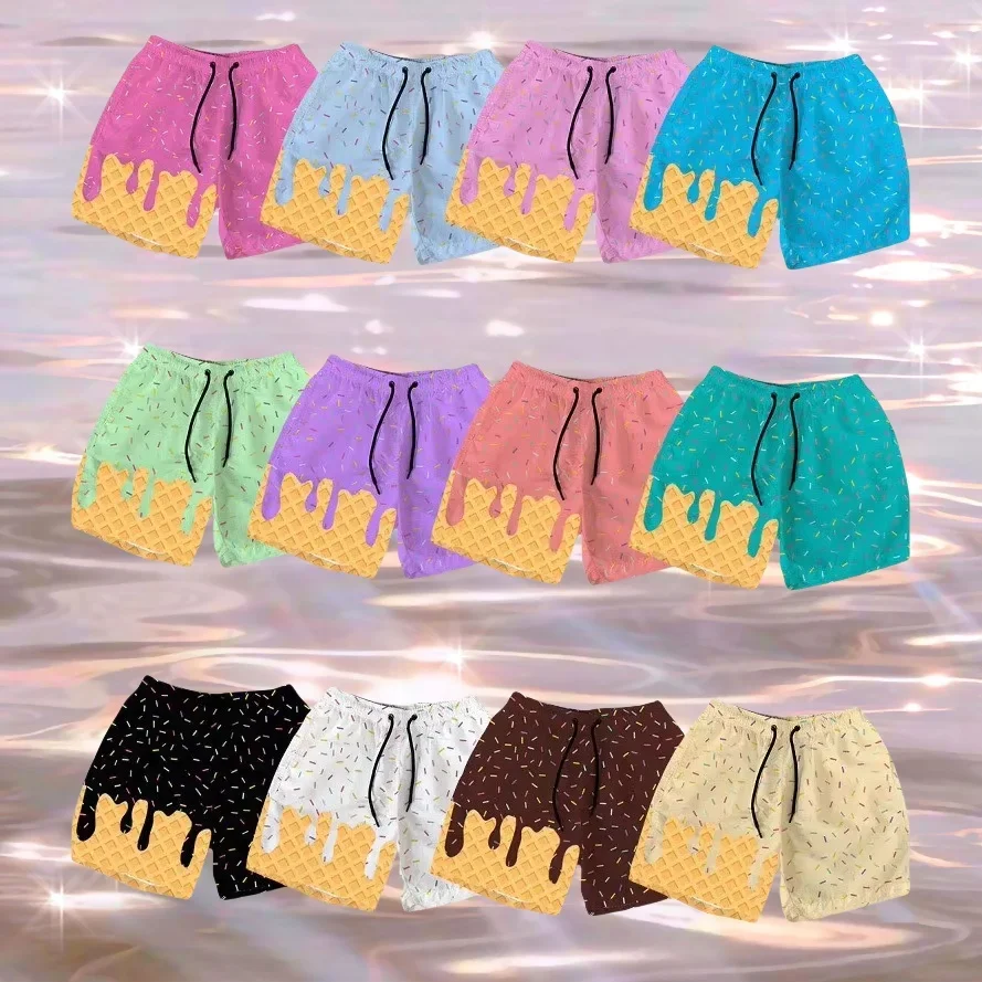 Летние повседневные шорты с принтом и разноцветным дизайном вафельного мороженого, пляжные брюки, модные быстросохнущие шорты, мотоцикл
Летние повседневные шорты с принтом и разноцветным дизайном вафельного мороженого, пляжные брюки, модные быстросохнущие шорты, мотоцикл