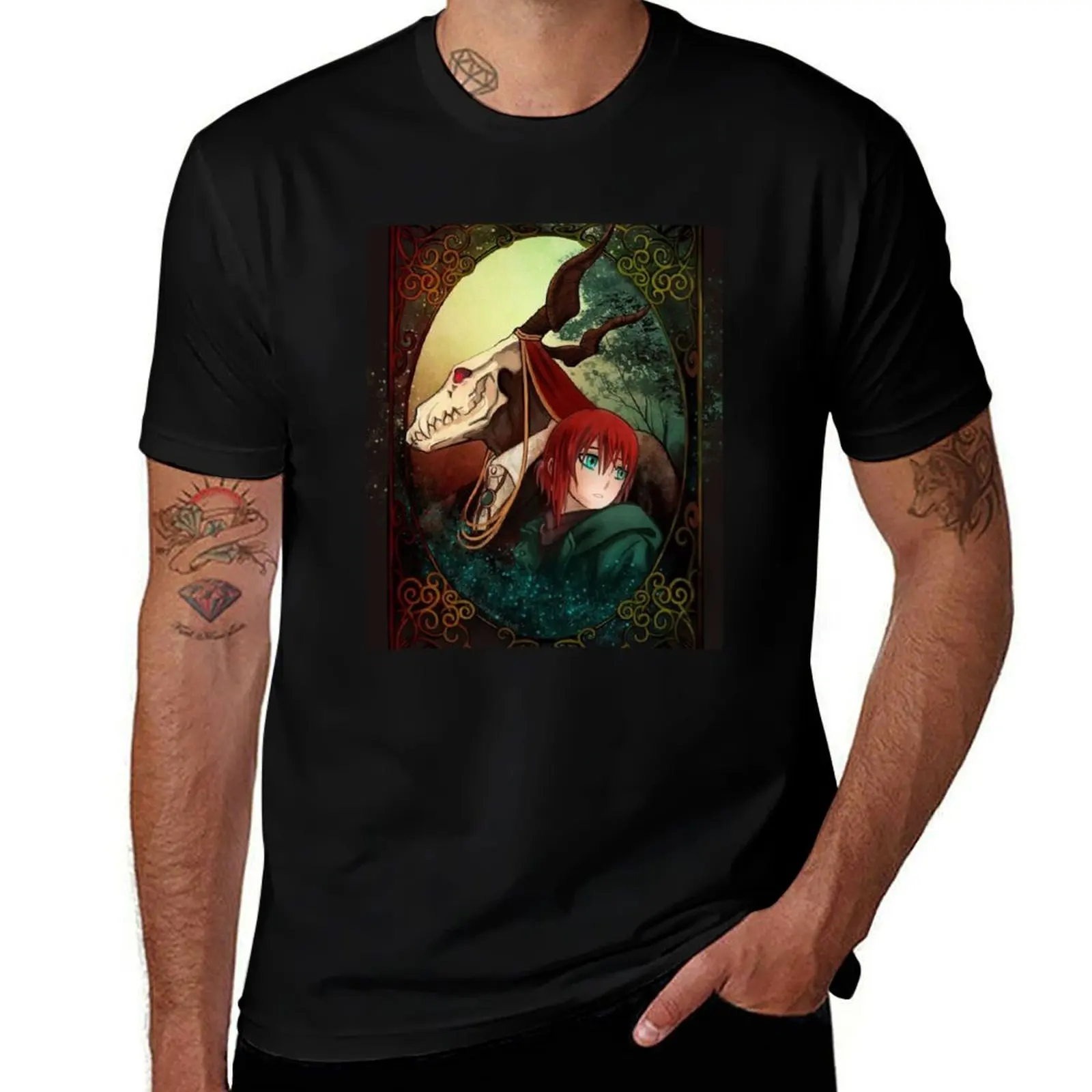Chise x Elias - Magus Bride T-Shirt summer clothes graphics blanks blacks mens cotton t shirts
Chise x Elias - Magus Bride T-Shirt summer clothes graphics blanks blacks mens cotton t shirts