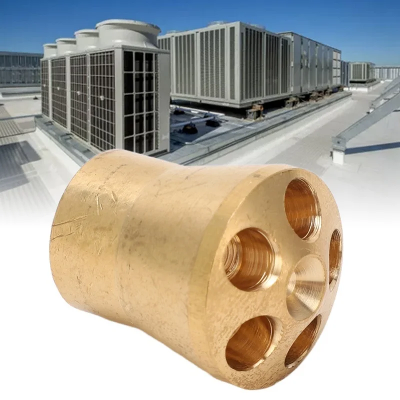 Refrigerant Distributor Brass Wear Resistance Precise Uniform 5 Hole Air Conditioning Refrigerator Liquid Separator
Refrigerant Distributor Brass Wear Resistance Precise Uniform 5 Hole Air Conditioning Refrigerator Liquid Separator