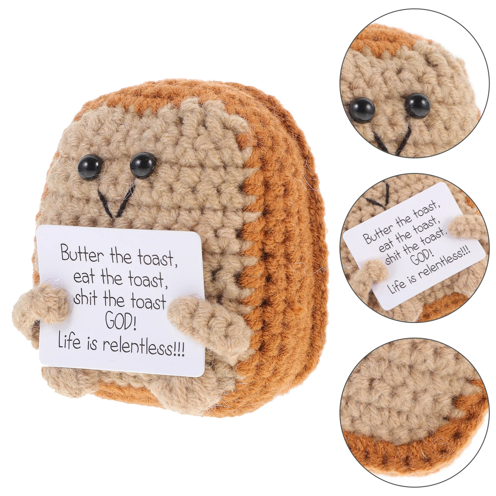 Plush Pendant Toast Scene Decoration Festival Crochet Ornament Woolen Yarn Knitted Craft Adorable Room Party
Plush Pendant Toast Scene Decoration Festival Crochet Ornament Woolen Yarn Knitted Craft Adorable Room Party