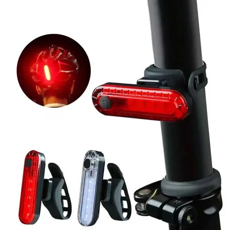Rear Bike Tail Light USB Rechargeable Red Ultra Bright Taillights Fit On Bicycle Easy to Install for Cycling Safety
Rear Bike Tail Light USB Rechargeable Red Ultra Bright Taillights Fit On Bicycle Easy to Install for Cycling Safety