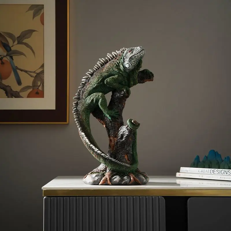 New Chinese-Style Lizard Figurine High-End Grand Decor for Living Room Wine Cabinet Entryway TV Stand Craft
New Chinese-Style Lizard Figurine High-End Grand Decor for Living Room Wine Cabinet Entryway TV Stand Craft
