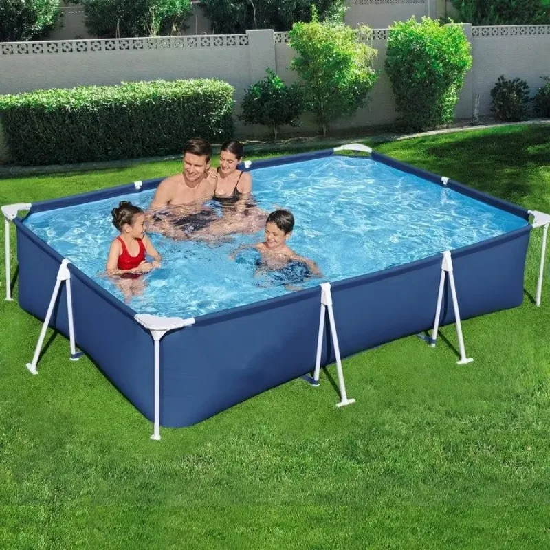 Outdoor Family Rectangular Pool Inflatable Steel Frame Design Suitable For Outdoor Water Fun Use
Outdoor Family Rectangular Pool Inflatable Steel Frame Design Suitable For Outdoor Water Fun Use
