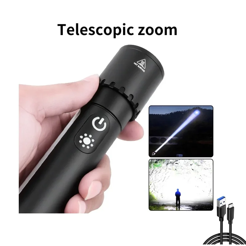 Яркий сверхлегкий домашний фонарик с зумом, компактный и портативный многофункциональный прожектор для кемпинга и улицы, перезаряжаемый на большие расстояния
Яркий сверхлегкий домашний фонарик с зумом, компактный и портативный многофункциональный прожектор для кемпинга и улицы, перезаряжаемый на большие расстояния