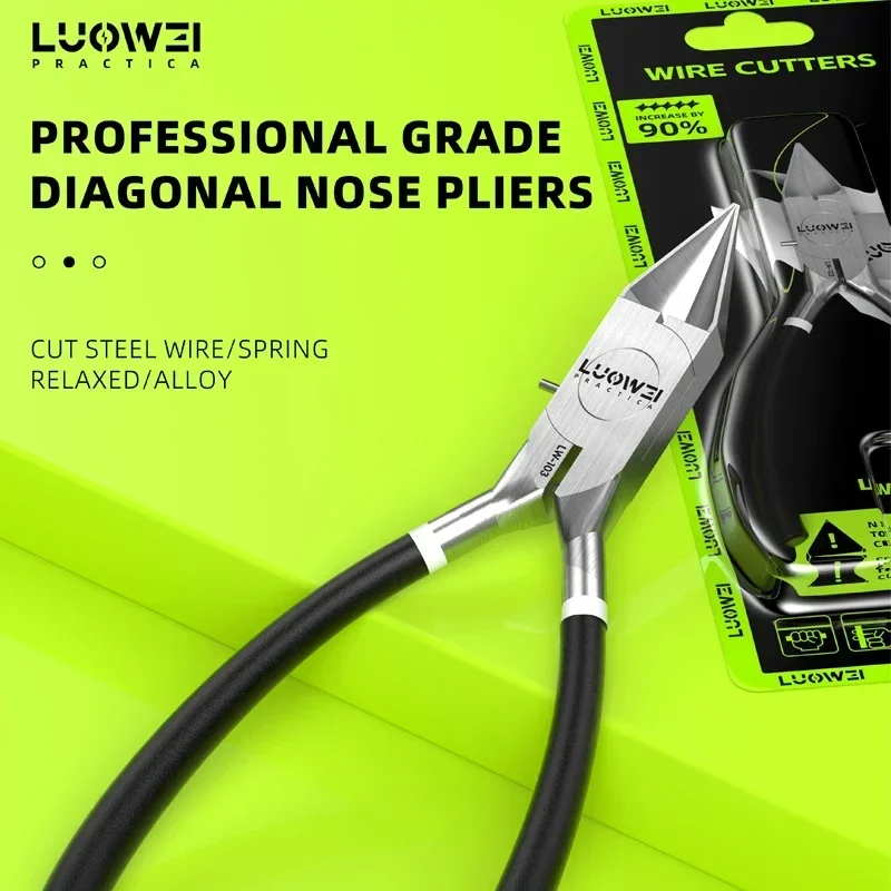 Промышленные бокорезы Luowei LW-103 из стали Cr-V для зачистки электронных проводов и ремонта печатных плат, ручной инструмент
Промышленные бокорезы Luowei LW-103 из стали Cr-V для зачистки электронных проводов и ремонта печатных плат, ручной инструмент