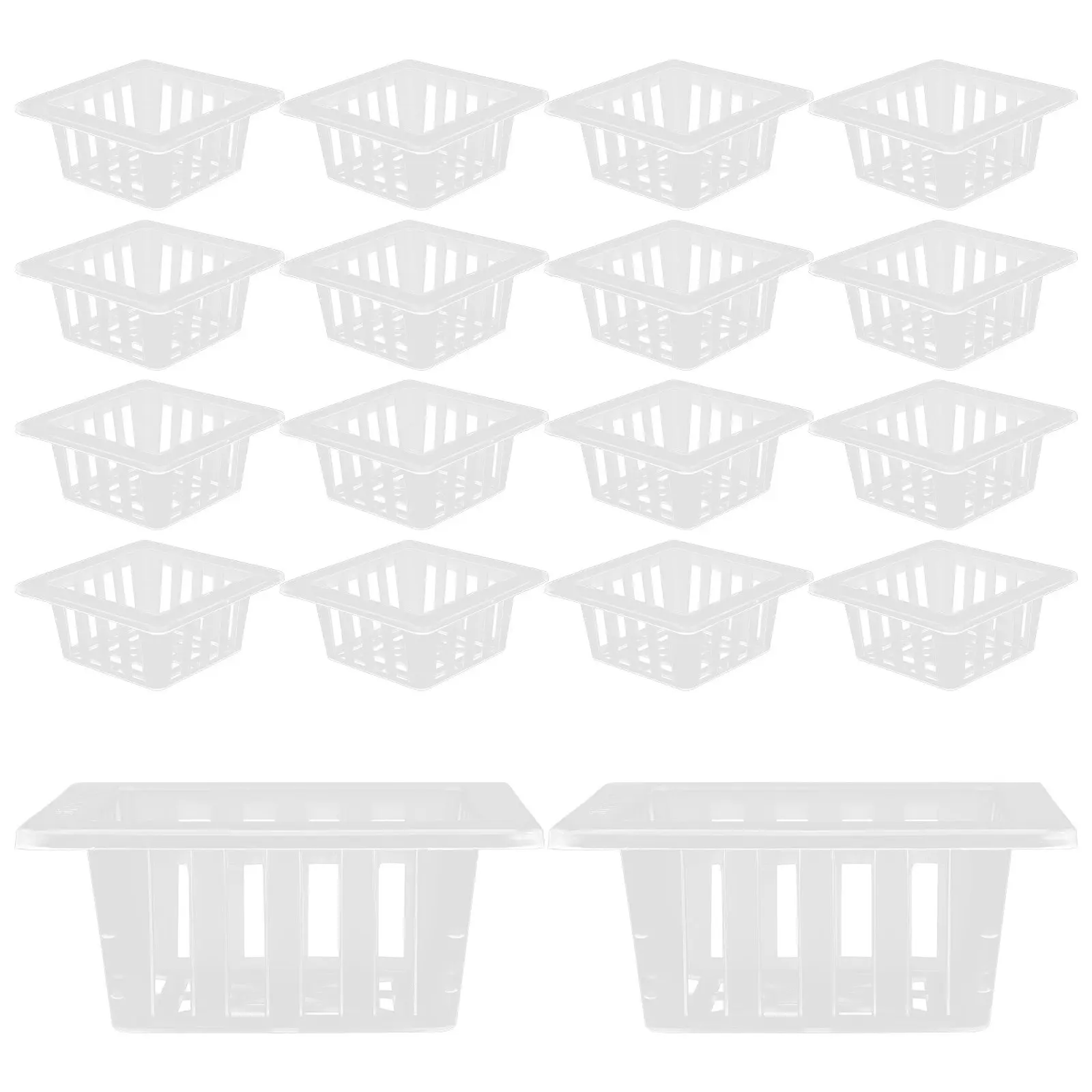 20Pcs Root Stabilizer Tool Planting Baskets Transparent PP Net Pots for Hydroponics Orchids Tomatoes Peppers Vegetables Flowers
20Pcs Root Stabilizer Tool Planting Baskets Transparent PP Net Pots for Hydroponics Orchids Tomatoes Peppers Vegetables Flowers