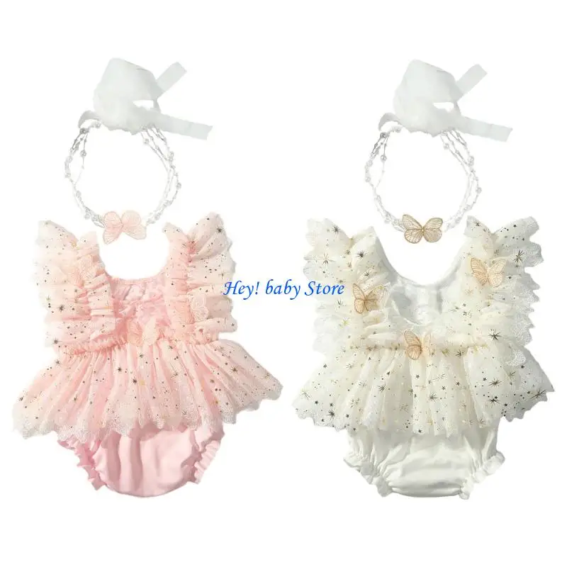 Q1FE Комфортное маленькие девочки новорожденные платье фотосъемки элегантная кружева бабочка
Q1FE Комфортное маленькие девочки новорожденные платье фотосъемки элегантная кружева бабочка