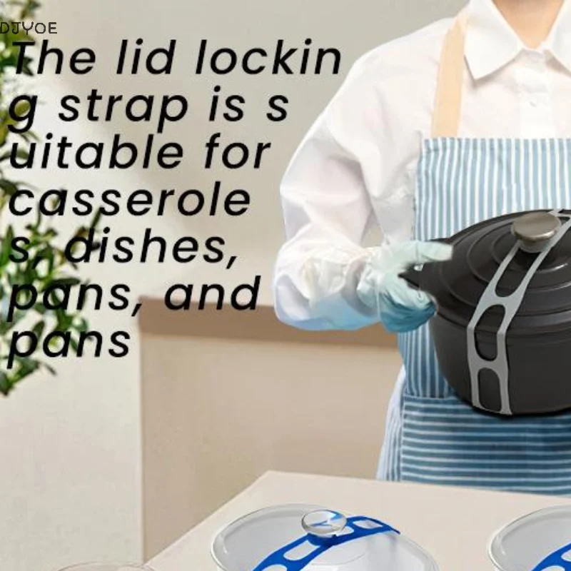 4pcs Reusable Elastic Self-Lock Silicone Tie Leak-Proof Silicone Adjustable Fixing Strap Suitable For Various Pots And Bowls
4pcs Reusable Elastic Self-Lock Silicone Tie Leak-Proof Silicone Adjustable Fixing Strap Suitable For Various Pots And Bowls