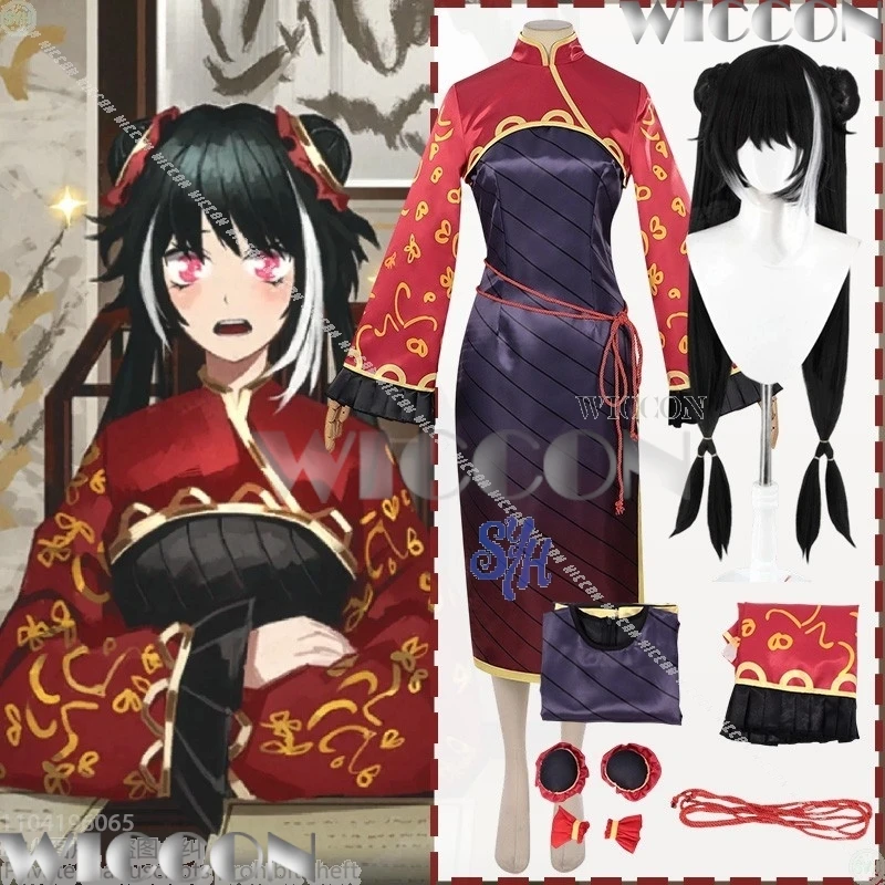 Jia Xichun Game Limbus Company Косплей Китайский стиль Одежда Cheongsam Kawaii Комбинезон Платье Длинный парик Хэллоуин Карнавальный наряд
Jia Xichun Game Limbus Company Косплей Китайский стиль Одежда Cheongsam Kawaii Комбинезон Платье Длинный парик Хэллоуин Карнавальный наряд