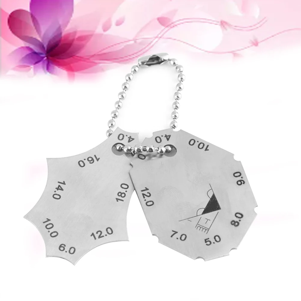 2 Pcs Welding Seam Gauge High Quality Stainless Steel Measurement Tool Pocket Gage Inspection Test Small Size Portable
2 Pcs Welding Seam Gauge High Quality Stainless Steel Measurement Tool Pocket Gage Inspection Test Small Size Portable