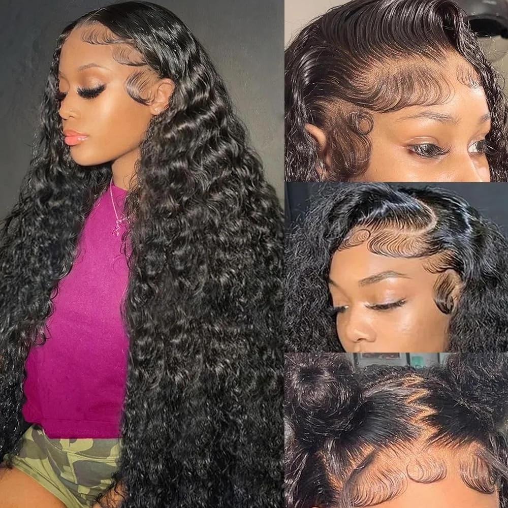 Deep Wave Lace Front Wigs Human Hair 13x6 Lace Front Wigs Pre Plucked 200% Density Wigs with Baby Hair Deep Curly Wigs for Women
Deep Wave Lace Front Wigs Human Hair 13x6 Lace Front Wigs Pre Plucked 200% Density Wigs with Baby Hair Deep Curly Wigs for Women
